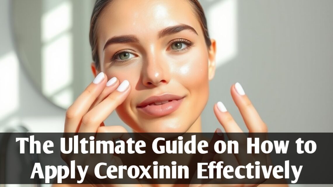 how to apply ceroxinin