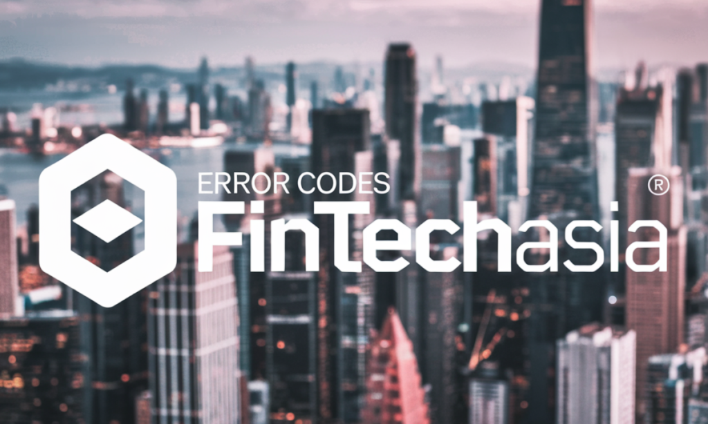 error codes fintechasia