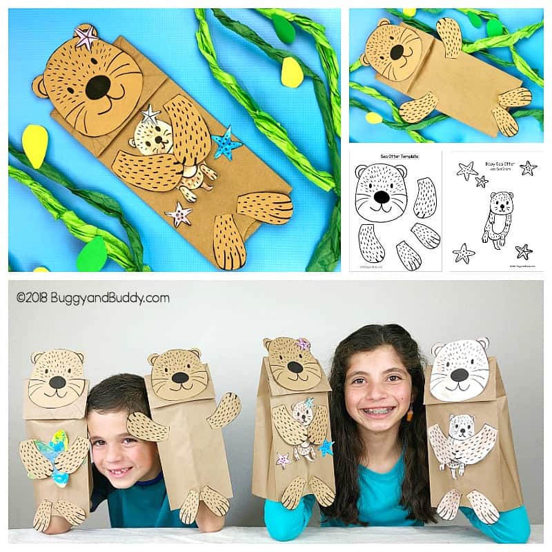 paper sack puppets
