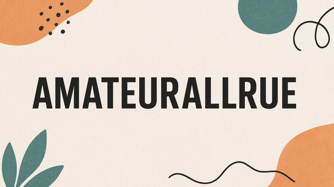 amateurallrue
