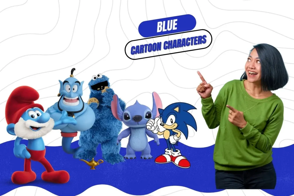 blue characters